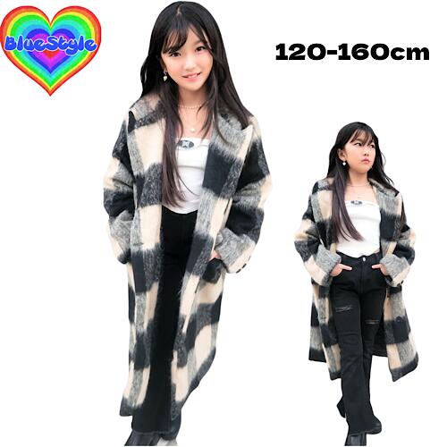 乐天商城 - 韓国子供服 韓国キッズ服 女の子アウター GIRLSアウター 秋冬 可愛いアウター 着回しコーデ お出かけコーデ bluestyle 羽織 秋コーデ 冬コーデ 可愛いキッズ服