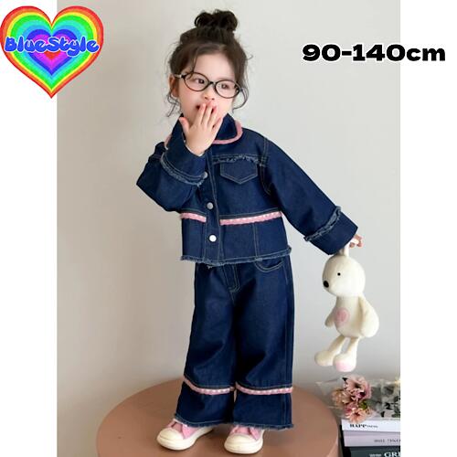 乐天商城 - 韓国 子供服 キッズダンス衣装 セットアップ ヒップホップ ストリート 女の子 セットアップ 韓国 キッズ服 ティーンズ キッズ 女の子 ガールズ HIPHOP BlueStyle ブルースタイル ショート 上下セット