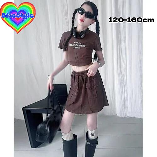 乐天商城 - 韓国 子供服 韓国キッズ服 女の子 セットアップGIRLS セットアップお出かけ セットアップ可愛い セットアップ 春服 春コーデ 春夏 ギャル ギャル子供服 秋冬 秋服 セットアップ y2コーデ 制服 y2kファッション デニムセットアップ