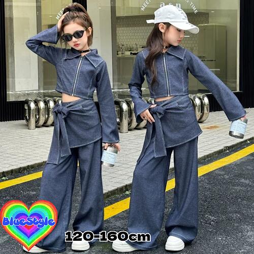 乐天商城 - 韓国 子供服 韓国キッズ服 女の子 セットアップGIRLS セットアップお出かけ セットアップ可愛い セットアップ 春服 春コーデ 春夏 ギャル ギャル子供服 秋冬 秋服 セットアップ y2コーデ 制服 y2kファッション デニムセットアップ