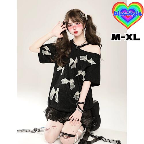 乐天商城 - 韓国 レディース服 韓国 レディース トップス レディース 韓国服 Tシャツ シンプル Tシャツ 着回しコーデ 体型カバー 半袖Tシャツ ブルースタイル BlueStyle ギャル コーデ y2kコーデ