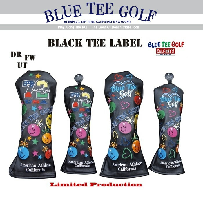 ֥롼ƥաBLUE TEE GOLF California ڥ󥹥ȡѡ72֡աۥåȥϥ إåɥСLimited Production BLACK TEE LABELڥ顼֥å