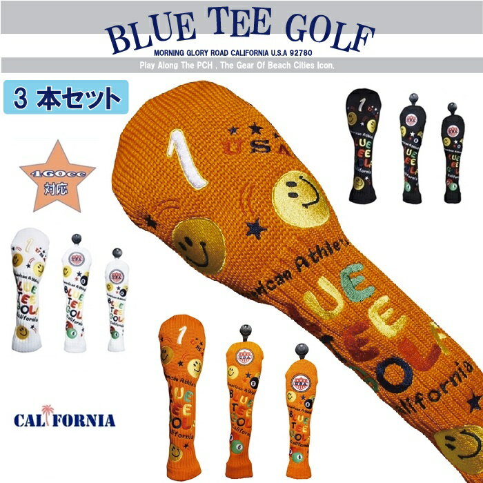 3本セット BLUE TEE GOLF California キャッ