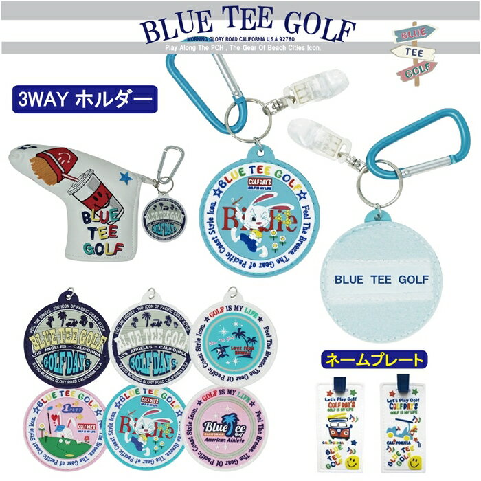 ☆BLUE TEE GOLF California 【3WAYホルダー