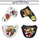 ☆ブルーティーゴルフ BLUE TEE GOLF California 【スマイル&バーガー】パターカバーLimited Production BLACK TE...