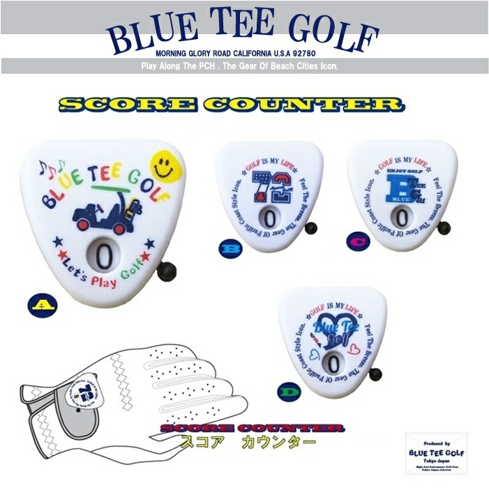 BLUE TEE GOLF California  SCORE COUNTER-001 ☆ブルーティーゴルフ