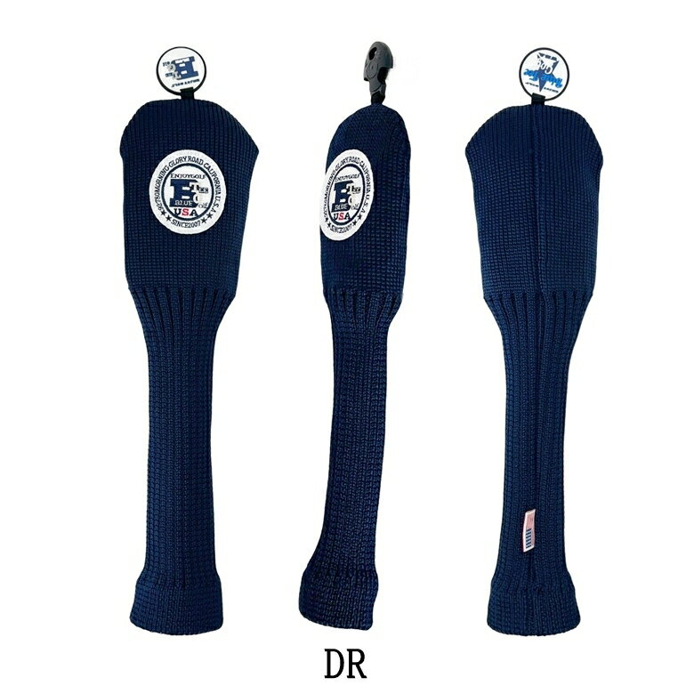 BLUE TEE GOLF California 【スタンダード　モデル】 DR・FW用 アクリル ニット ヘッドカバー ☆ブルーティーゴルフ　【Tokyo新橋店】 2