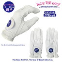 【レディース・両手】BLUE TEE GOLF California 【ソフトシープ羊革グローブ】 天然皮革使用 クラシックモデルゴルフグローブ　ブルーティーゴルフ その1