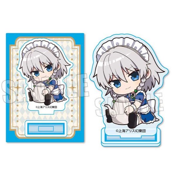 ぎゅぎゅっとミニスタンド 東方Project 十六夜咲夜(ティーポット)