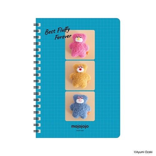 mojojojo B6リングノート もこもこくま
