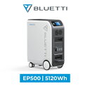 BLUETTI ポータブル電源 EP500 5100Wh大容量 蓄電池 家庭用 2000W ソーラーパネル リン酸鉄リチウムイオン 電動工具 太陽光パネル 発電機 防災 停電対策 バックアップ電源 UPS機能 無停電電源 純正弦波 アウトドア 非常用電源 新生活応援