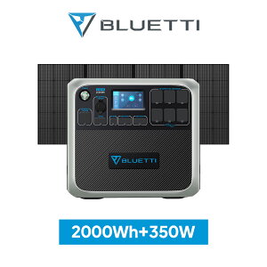 BLUETTI ݡ֥Ÿ 顼ѥͥ å AC200P+350W    2000W Ŵ ư ۸ѥͥ ȯŵ ɺҥå  ХååŸ ®   к к 