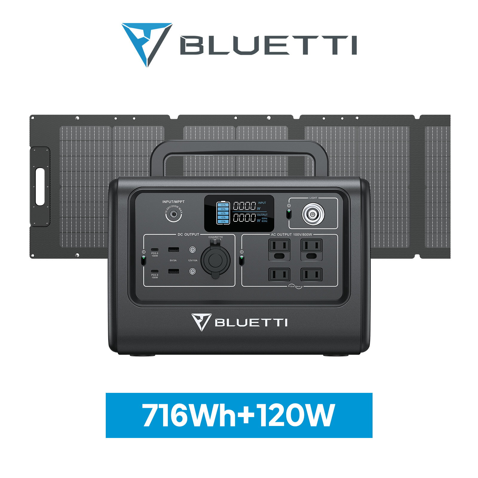 BLUETTI ポータブル電源 ソーラーパネル セット EB