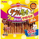 【ペティオ】ダブル巻き 7歳からのやわらかガム 30本入x20個(ケース販売)