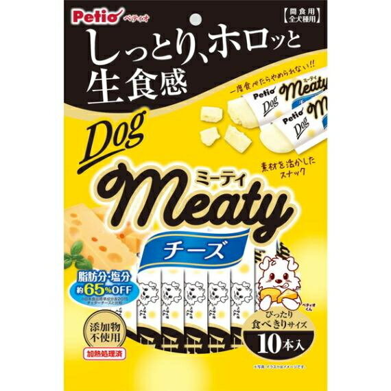 【ペティオ】Meaty（ミーティ）　チーズ　10本入x30個（ケース販売）