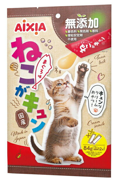 点心 - 【アイシア】ねこがキュン 　まぐろ味　84gx24個（ケース販売）