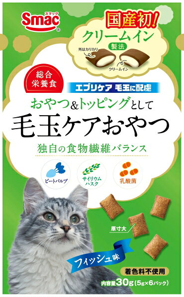 【スマック】エブリケア　クリームイン　毛玉に配慮　CAT　フィッシュ味　30gx40個（ケース販売）