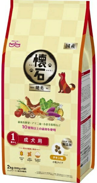 乐天商城 - 【ペットライン】懐石　健美　1歳から　成犬用　2kgx4個（ケース販売）