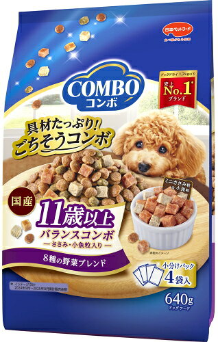 乐天商城 - 【日本ペット】コンボ　ドッグ　11歳以上用　640gx12個（ケース販売）