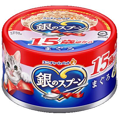 【商品説明】 高齢猫でも食べやすい小さめのフレークサイズ。15歳以上の愛猫の健康維持を考えて、ビタミンE・B群を調整。15歳以上の愛猫の腎臓の健康維持に配慮して、カリウムを調整。15歳以上の愛猫のお腹の健康維持に配慮して、オリゴ糖配合。 【原材料】 魚介類（まぐろ、かつお、フィッシュエキス）、オリゴ糖、調味料、増粘多糖類、ビタミン類（B1、B2、B6、B12、E）、塩化カリウム 【成分値】 たんぱく質10.0%以上、脂質0.3%以上、粗繊維0.5%以下、灰分3.0%以下、水分88.0%以下最後のひとくちまで夢中になる美味しさ！