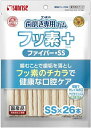 【サンライズ】ゴン太の歯磨き専用ガム フッ素プラス ファイバーSSサイズ アパタイトカルシウム入り 26本x48個(ケース販売)