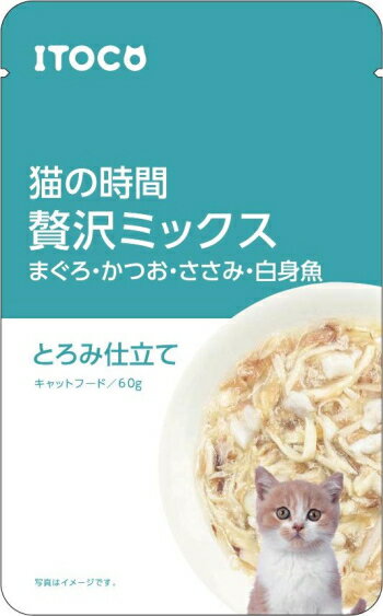 【イトウ＆カンパニー】猫の時間　まぐろ・かつお・ささみ・白身魚　60gx112個（ケース販売）