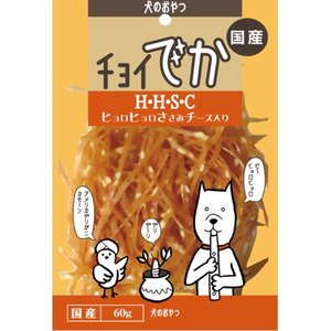 【わんわん】チョイでか　ヒョロヒョロささみチーズ入り　60g