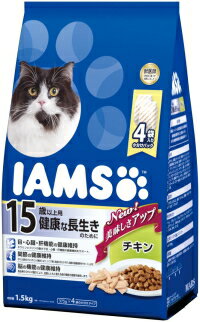 【マースジャパン】アイムス　15歳以上用　健康な長生きのために　チキン　1．5kgx6個（ケース販売）
ITEMPRICE