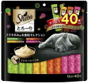 【マースジャパン】シーバ とろ〜り メルティ とりささみ&お魚味セレクション 12gx40本x12個(ケース販売)