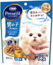 【日本ペット】コンボ プレゼント キャット おやつ 男の子 お魚味 42g(14袋)x30個(ケース販売)