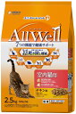 【ユニチャーム】AllWell　室内猫用　チキン味挽き小魚とささみフリーズドライパウダー入り　2．5kgx4個（ケース販売）