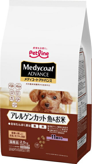 【商品説明】 主なたんぱく源を魚とお米に限定することで、食物アレルギーに配慮。皮膚や被毛の健康を維持し、美しい毛づやに貢献します。11歳からの愛犬の心臓の健康維持にナトリウムの含有量を調整。老齢期の健康維持にビタミン（E＋B群）を配合。 【...