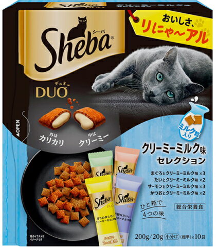 Premium - 【マースジャパン】シーバデュオ　クリーミーミルク味セレクション　200gx12個（ケース販売）
