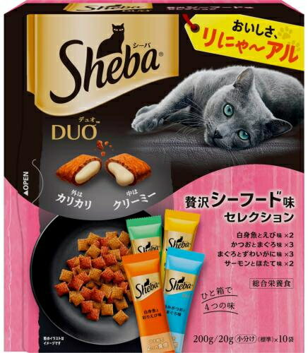 【マースジャパン】シーバデュオ　贅沢シーフード味セレクション　200g