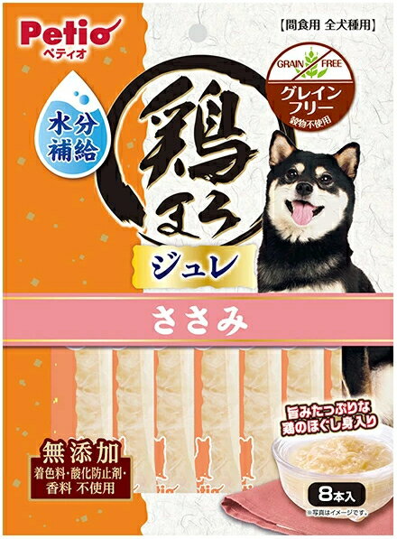 乐天商城 - 【ペティオ】鶏まろ　水分補給ジュレスティック　ささみ　8本入x30個（ケース販売）