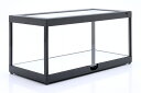 【国内在庫品】アクリル ディスプレイ ボックス 1/18スケール用 1段 ブラック LEDイルミネーション付き 側面クリア/底面ミラー USB電源 ショーケース モデルカー