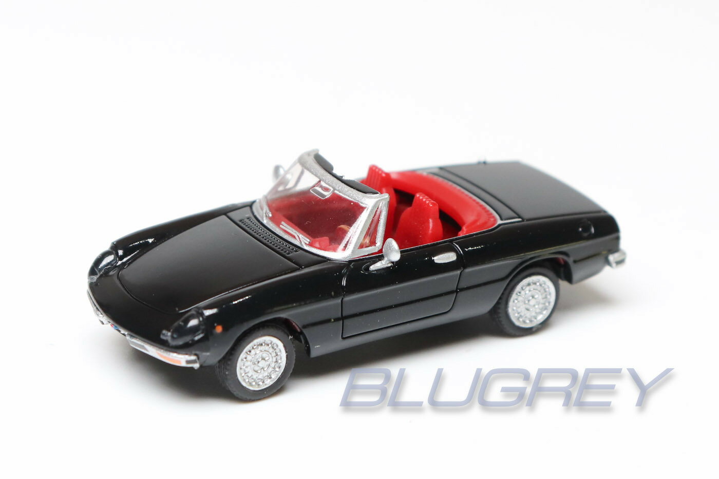 樂天商城 - ブレキナ 1/87 アルファロメオ スパイダー TD 1969 ブラック BREKINA Alfa Romeo Spider HOスケール 【国内在庫品】