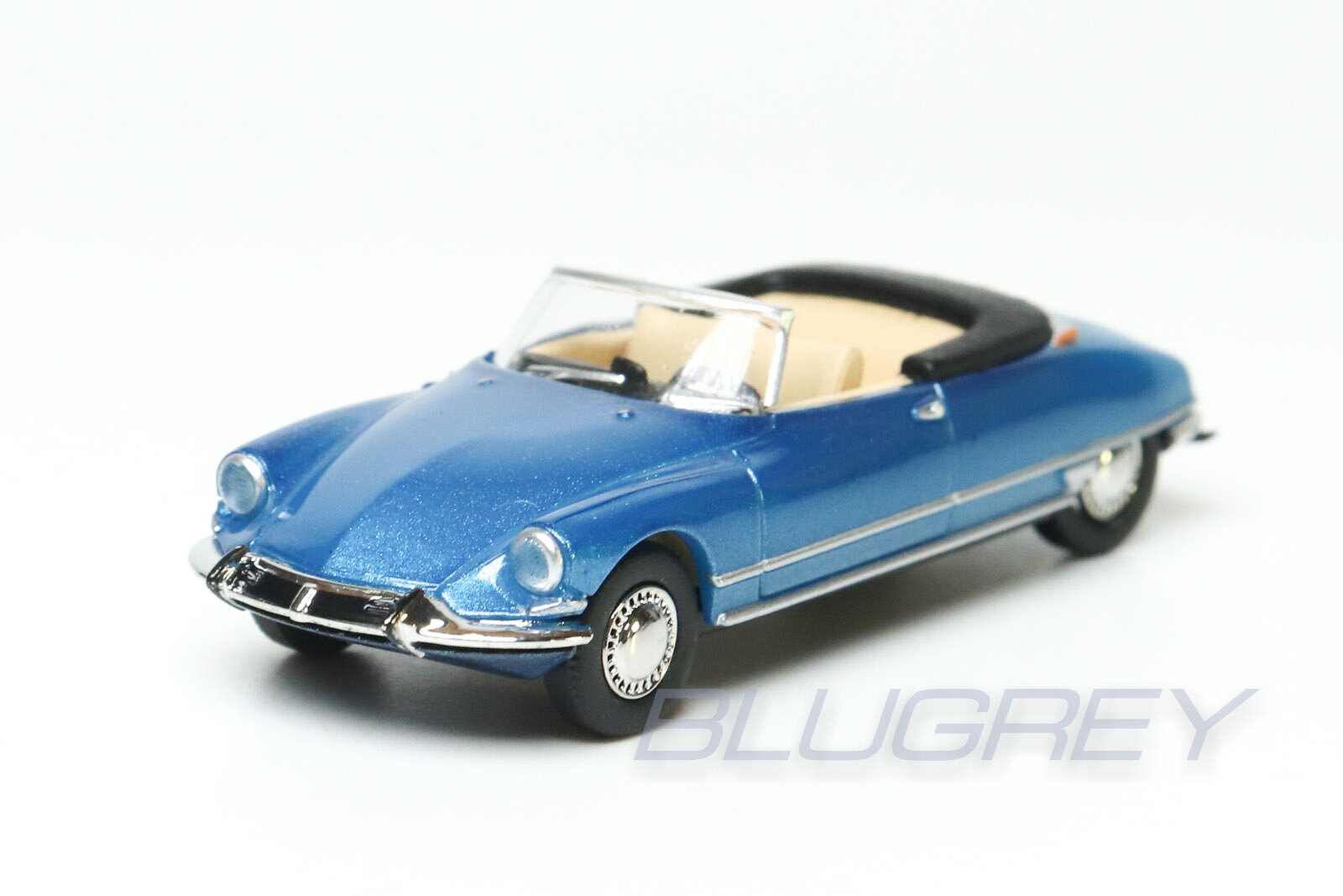 Plastic Model - ブレキナ 1/87 シトロエン DS19 カブリオレ ブルー BREKINA Citroen DS 19 Cabriolet HOスケール 【国内在庫品】