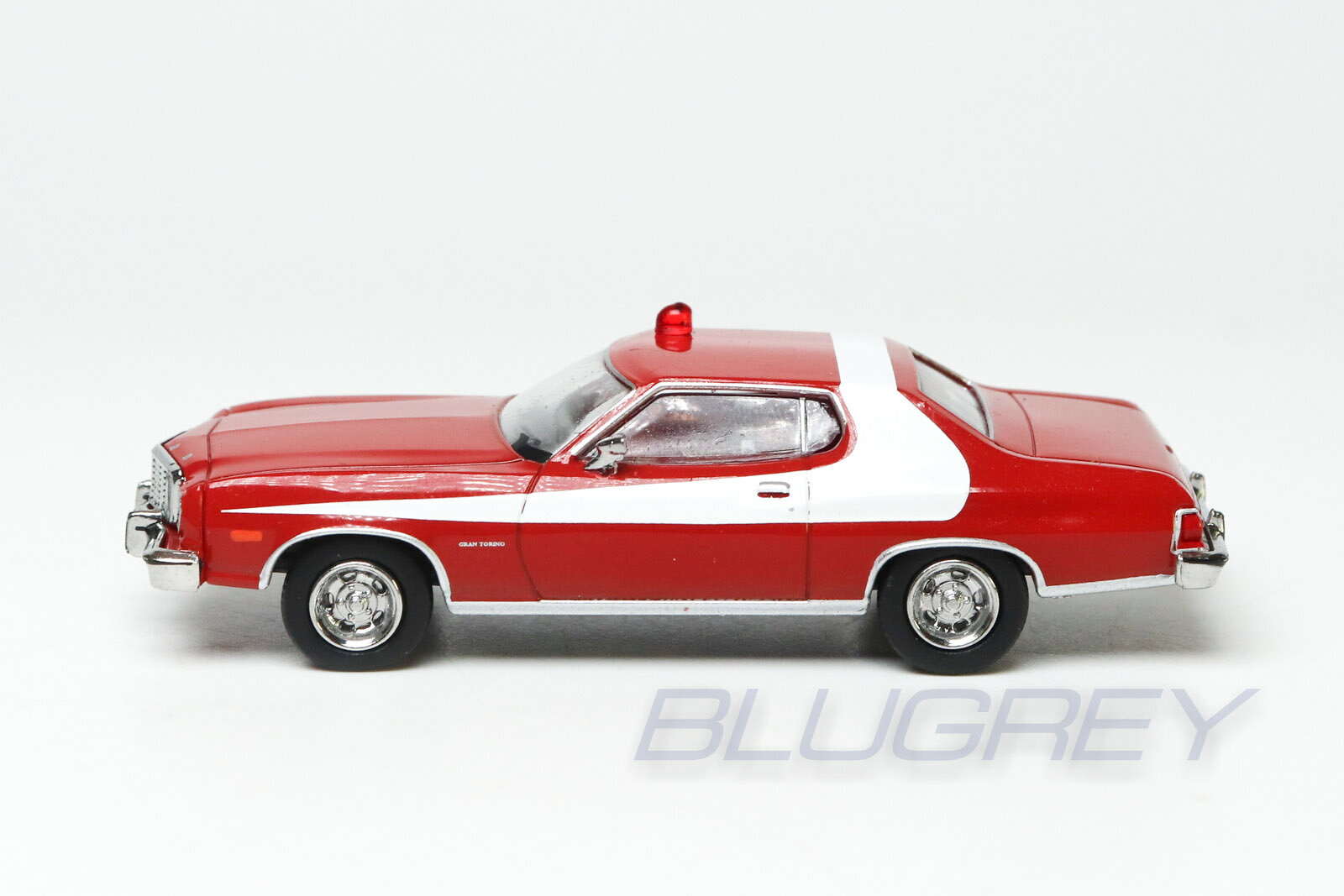BLUGREY(ブラグレー) 楽天市場店のブレキナ 1/87 フォード グラントリノ 1976 スタスキー＆ハッチ BREKINA Ford Gran Torino Starsky & Hutch ミニカー HOスケール 【国内在庫品】｜アングル2