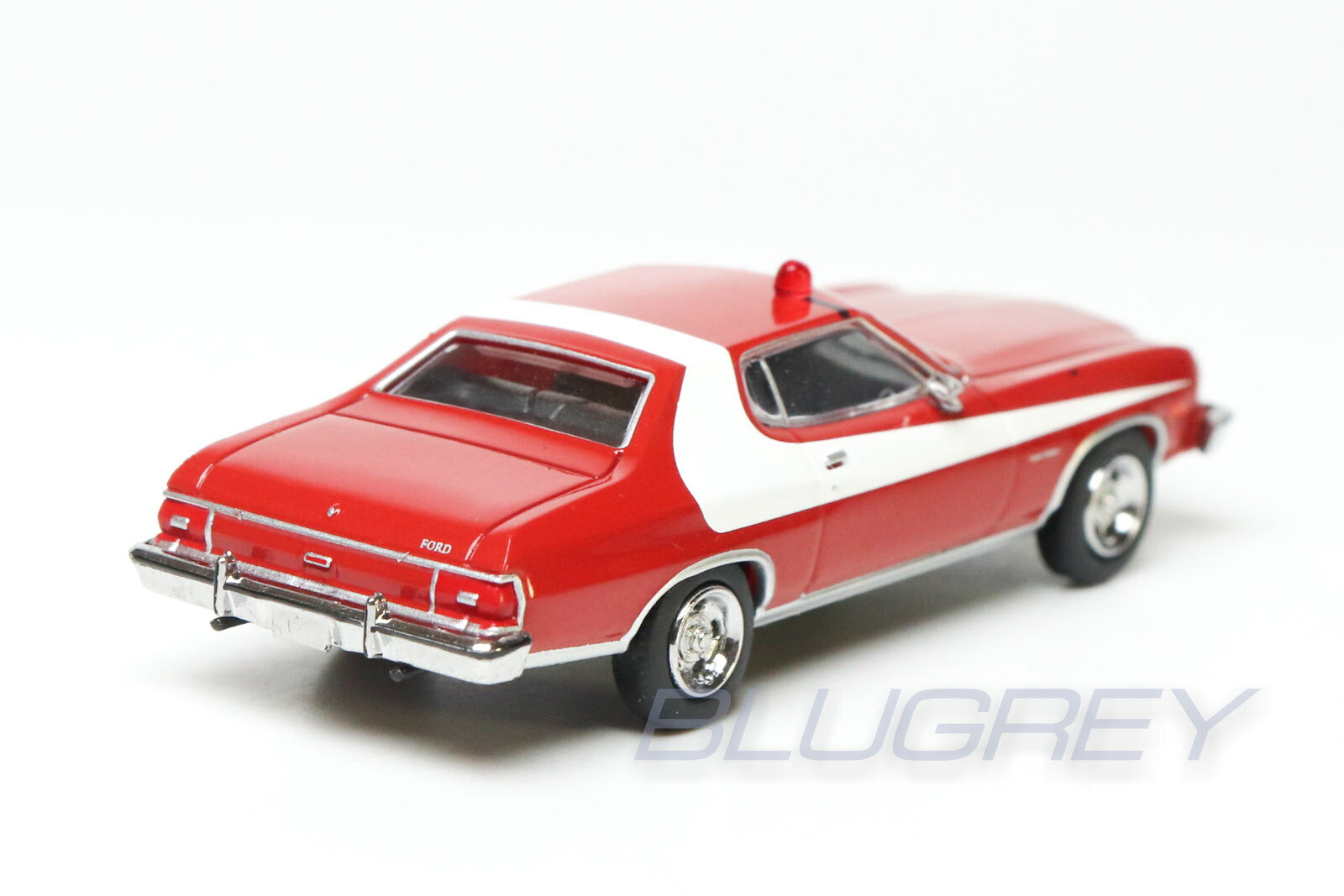 BLUGREY(ブラグレー) 楽天市場店のブレキナ 1/87 フォード グラントリノ 1976 スタスキー＆ハッチ BREKINA Ford Gran Torino Starsky & Hutch ミニカー HOスケール 【国内在庫品】｜アングル3