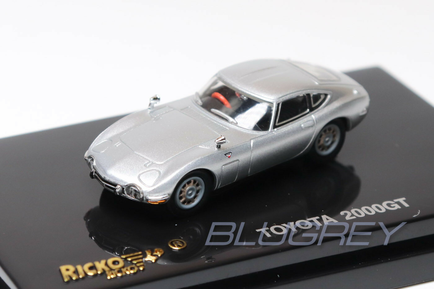 RICKO 1/87 トヨタ 2000GT シルバー RHD TOYOTA 38516 HOスケール