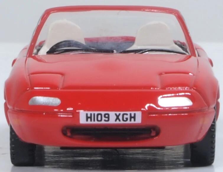 【国内在庫品】OXFORD 1/76 マツダ MX-5 ロードスター NA レッド Mazda MX5 オクスフォード ミニカー 2