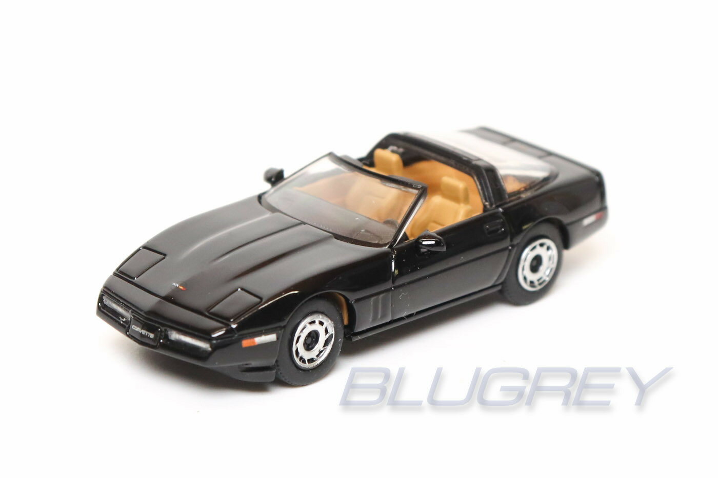 PCX87 1/87 シボレー コルベット C4 1984 ブラック タルガルーフ Chevrolet Corvette C4 Targa roof ミニカー HOスケール