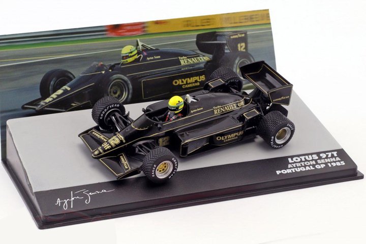 アルタヤ 1/43 ロータス ルノー F1 97T 1985 ポルトガルGP アイルトン セナ LOTUS RENAULT 97T AYRTON SENA ALTAYA