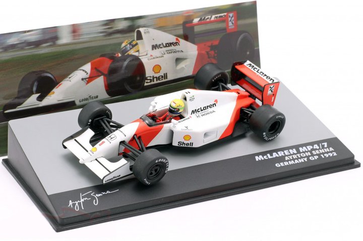 アルタヤ 1/43 マクラーレン ホンダ F1 MP4/7 1992 ドイツGP アイルトン セナ MCLAREN HONDA AYRTON SENA ALTAYA