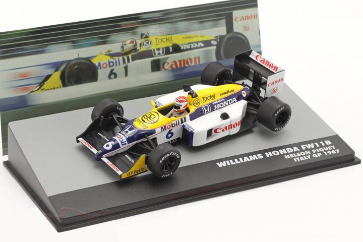 アルタヤ 1/43 ウィリアムズ F1 FW11B 1987 イタリアGP ネルソン ピケ フィギア Williams #6 winner Italian GP 1987 ALTAYA 【国内在庫品】