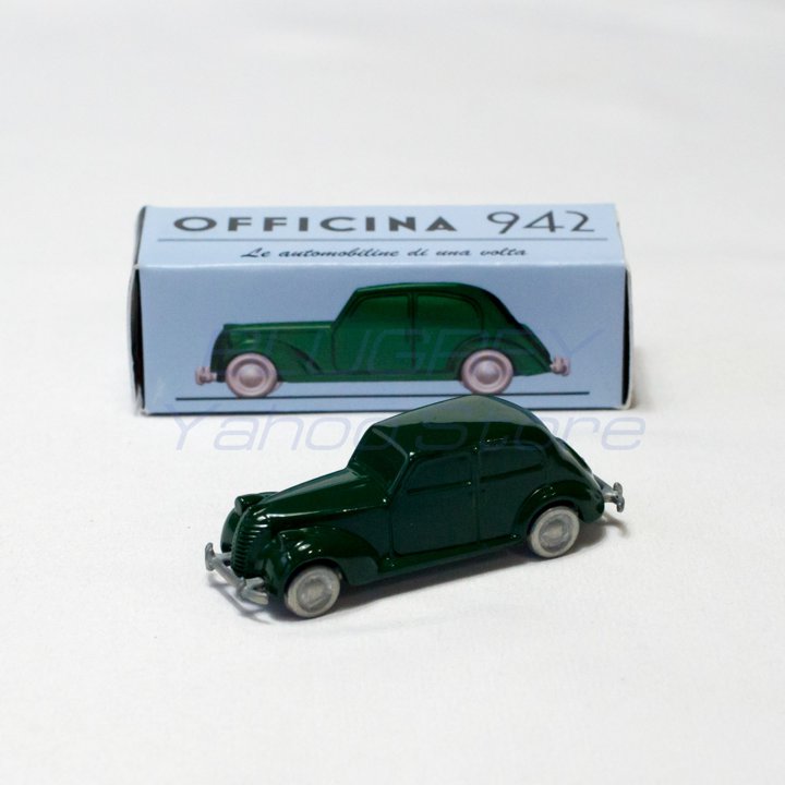 【国内在庫品】OFFICINA-942 1/76 FIAT 1500 D オフィチーナ 942 フィアット 1500 D ダークグリーン ◇ART1005B