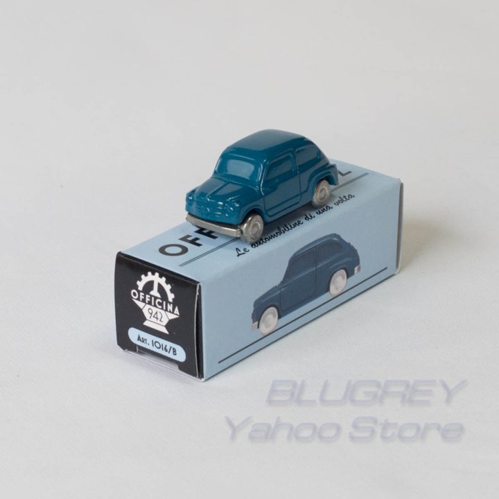 【国内在庫品】OFFICINA-942 1/76 FIAT 600 1955 オフィチーナ 942 フィアット 600 ブルー