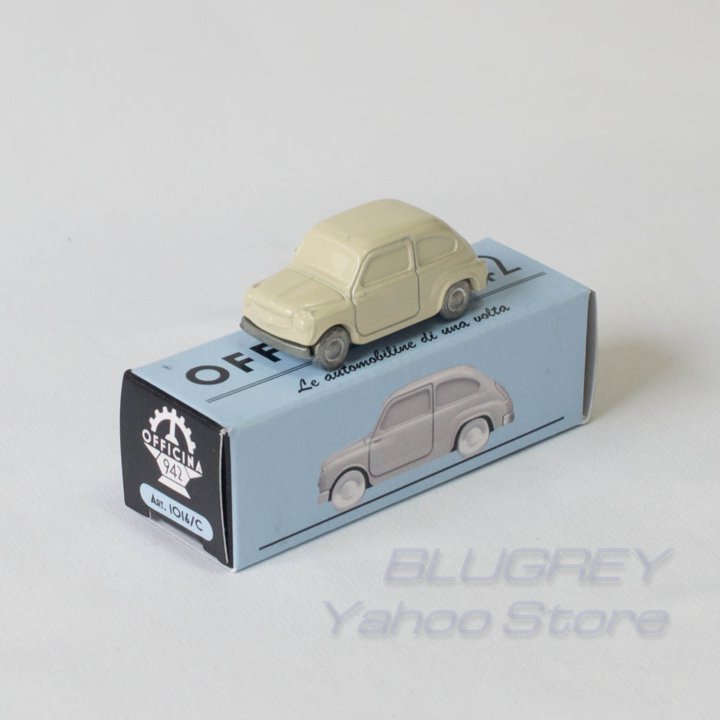 【国内在庫品】OFFICINA-942 1/76 FIAT 600 1955 オフィチーナ 942 フィアット 600 ベージュ