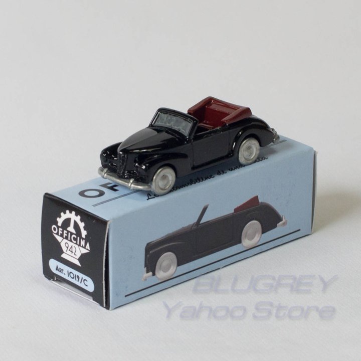 樂天商城 - OFFICINA-942 1/76 FIAT 1100B CABRIOLET 1948 オフィチーナ 942 フィアット 1100B カブリオレ ブラック 【国内在庫品】